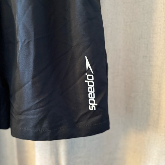 Men’s Speedo Long Swim Trunks. Black and Gray. Size S. - Picture 2 of 7